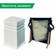 Формы для столбика ограждения под цепь