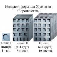 Формы для брусчатки «Европейская»