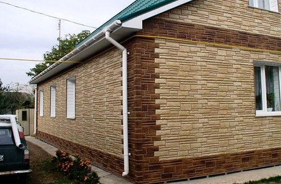 Отделка фасада дома акриловыми панелями Отделка фасада дома акриловыми панелями