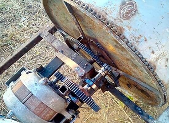 Растворосмеситель, изготовленный из подручных средств